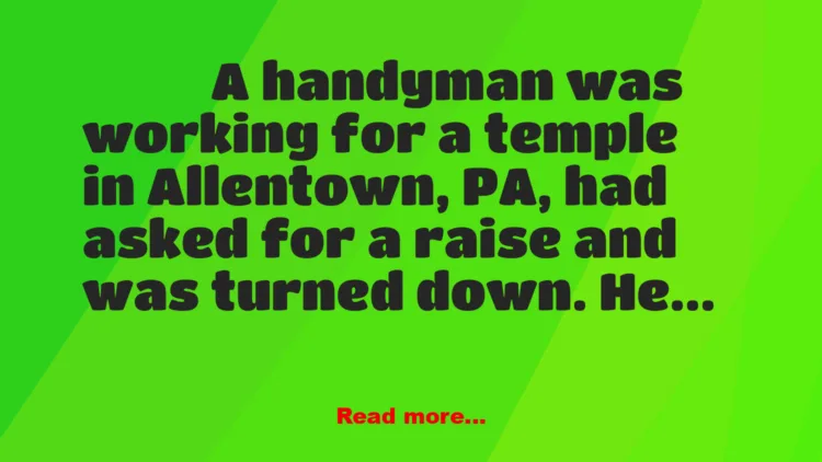 Joke: Handyman Knowledge