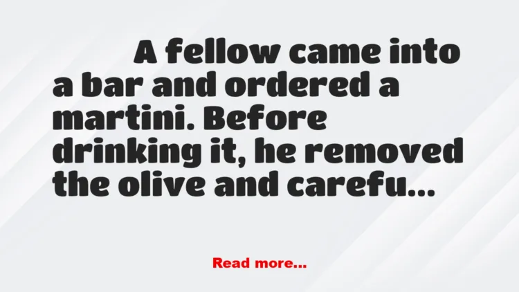 Joke: More Olives