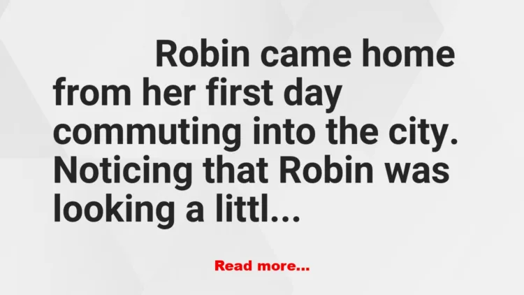 Joke: Nauseous Commuter
