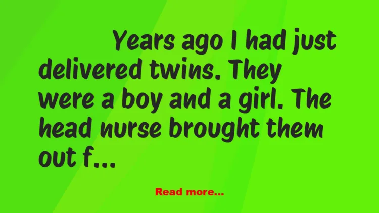 Joke: Twins