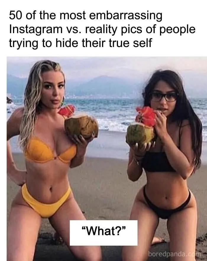 50 of the most embarrassing Instagram vs. reality p*csa of people trying to hide their...