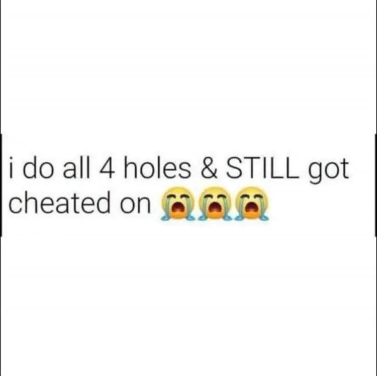 I do all 4 holes & still got cheated on
