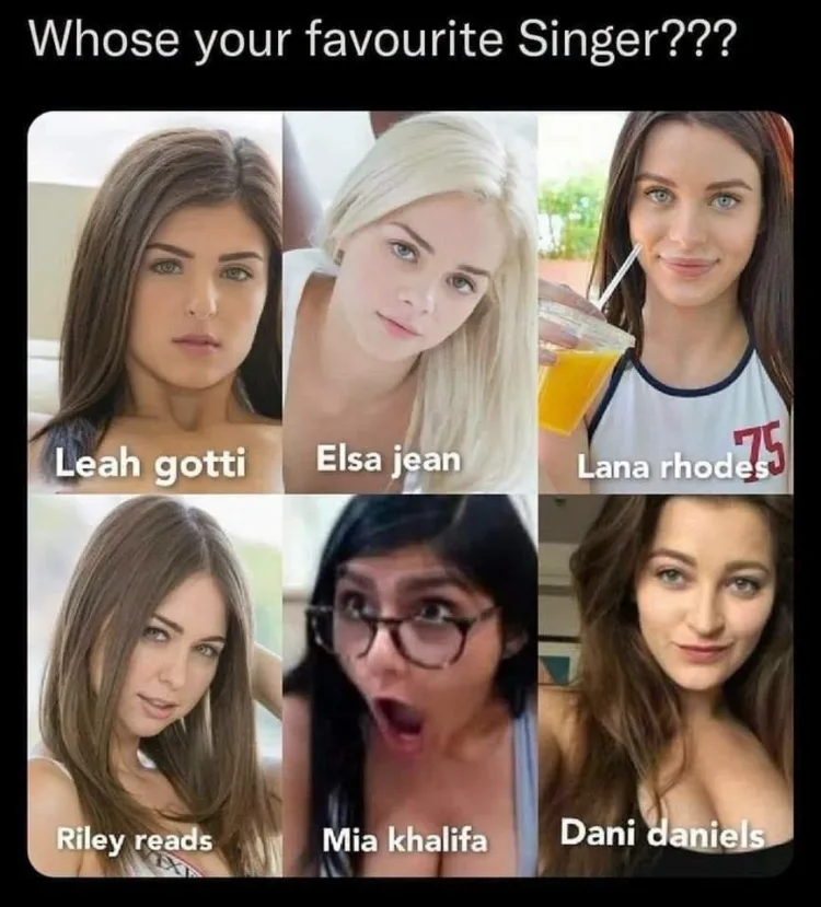 Whose your favourite singer? Whose your favourite singer?