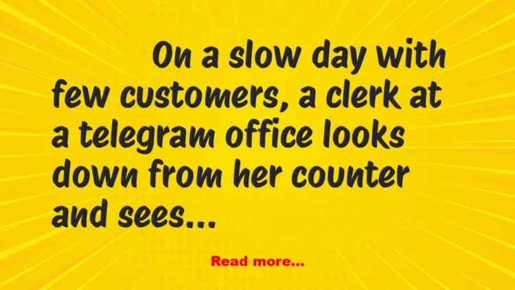 Joke: A Dog's Telegram