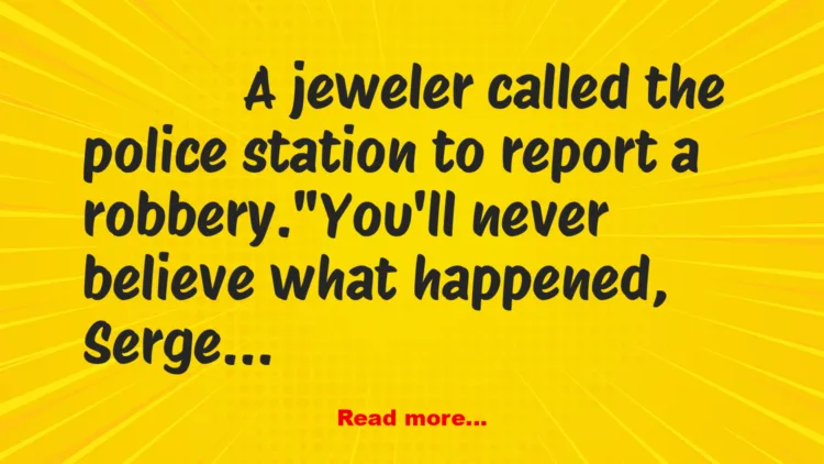 Joke: Elephant Robbery